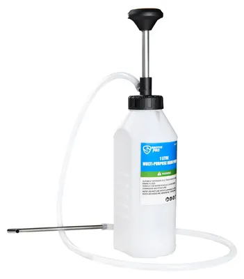 Productafbeelding van Olietransferpomp handmatig - 1 liter - Motorolie en transmissieolie - Flexibele slang 100 cm