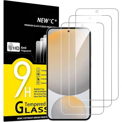 Productafbeelding van Beschermfolie voor Samsung Galaxy S24 FE 5G, gehard glas, 3 stuks, 9H hardheid, 0,33 mm, ultrahelder