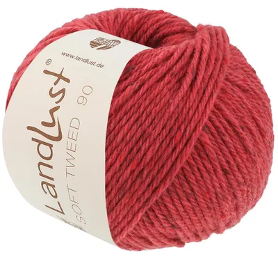 Produktbild von Lana Grossa - Landlust Soft Tweed 90 0032 erdbeerrot meliert