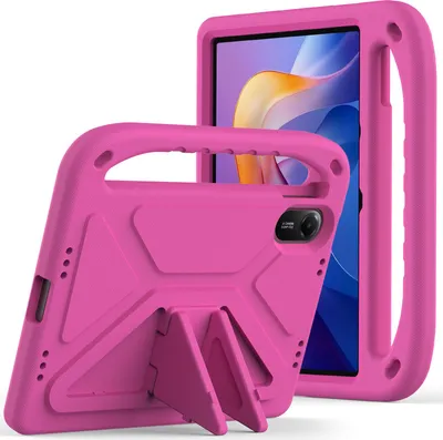 Obrázek produktu pro Ochranné pouzdro pro Xiaomi Redmi Pad 2 2025 11 palec, lehké dětské pouzdro z EVA s držadlem a stojánkem Růžový