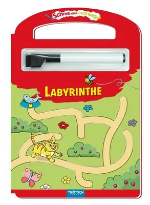 Immagine prodotto di Trötsch Labyrinthe Schreib und Wisch Weg mit Stift