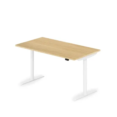 Produktbild von Sedus se:lab e-desk höhenverstellbarer Schreibtisch eiche Natur weiß 160x80cm