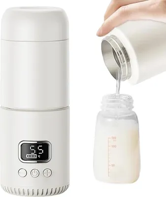 Produktbild von Kabelloses Baby-Wärmebecher,Intelligente Flaschenwärmer, 350ml, 18000mAh, Schnelles Aufheizen