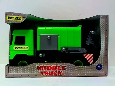 Zdjęcie produktu dla Wader.middle Truck Smieciarka Zielona 32103 21038