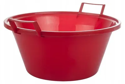 Produktbild von Artgos Runde Kunststoffschüssel 9 L Rot Praktisch