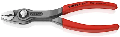 Produktbild von Knipex Front- und Seitengreifzange TwinGrip 150mm, 3-fach verstellbar, rot, 1 Stk.