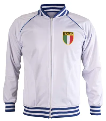 Productafbeelding van Retro Track Jacket - Regular Fit - Wit