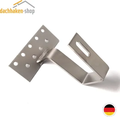 Produktbild von Dachhaken mittlere Belastung | Haken 6 mm | Edelstahl 1.4301/1.4016