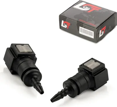 Produktbild von 2x Schnellverschluss Kraftstoffleitung Kupplung gerade 6,3x3mm für HONDA SUZUKI