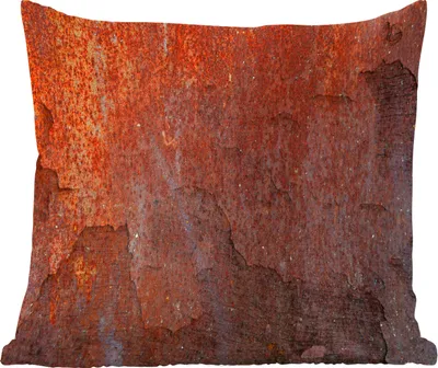 Produktbild von MuchoWow® Zierkissen Sofakissen Wohnzimmer Dekokissen 40x40 cm Rost - Farbton - Gelb - Foto Kissen - Schlafzimmer Dekoration