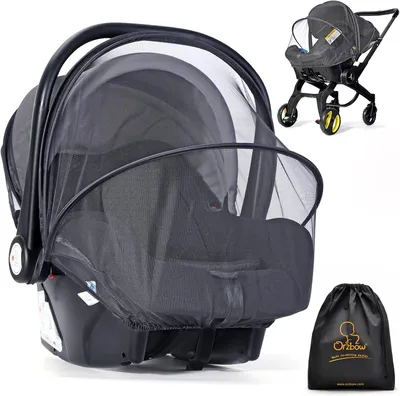 Imagen del producto de Mosquitera para asientos de coche para bebés, grupo 0+, transpirable, con cremallera, color