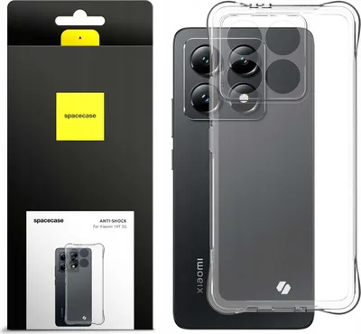 Image de SPACECASE Étui en silicone anti-choc pour Xiaomi 14T 5G Transparent