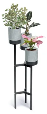 Productafbeelding van Stojan Prosperplast voor bloempotten, model Bloomie, grijs, 42 cm