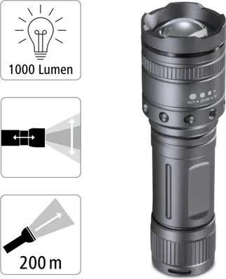 Immagine prodotto di Hama Ultra Pro -LED -Torcia 1000 Lumen