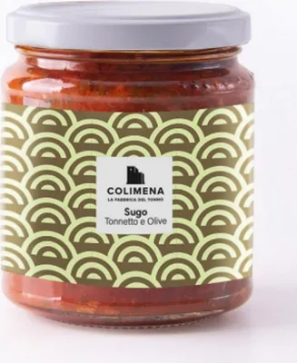 Immagine prodotto di Salsa al tonno con olive 190 gr. - Colimena
