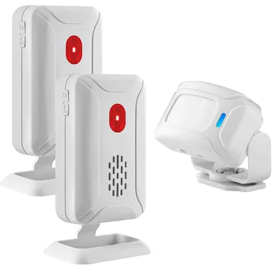 Productafbeelding van Draadloze Bewegingsmelder met 1 Sensor en 2 Ontvangers voor Thuisbeveiliging