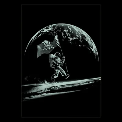 Obrázek produktu pro Humankind Poster Glow in the Dark Astronaut