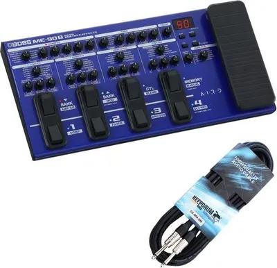Produktbild von Boss ME-90B Bass Multi-Effektgerät mit Klinkenkabel