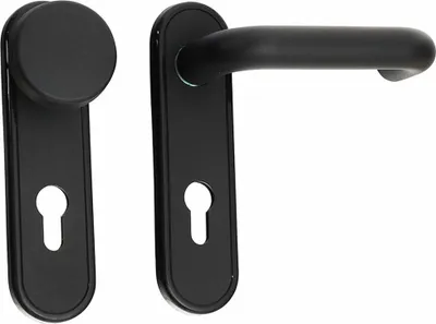 Immagine prodotto di Set di maniglie Cisa 1.07070.24.0 Maniglie per porte tagliafuoco 72 mm