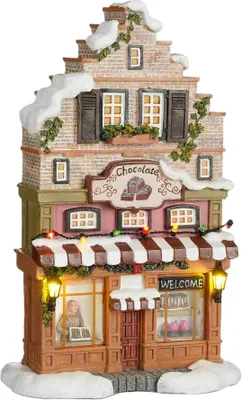 Productafbeelding van Chocolate shop b/o l17,5xb8,5xh27,5 cm Luville