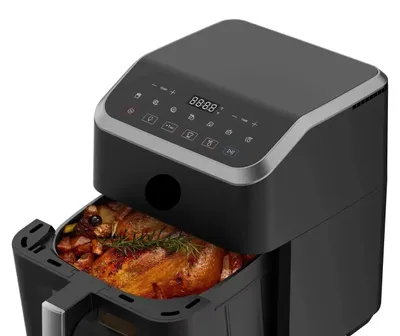 Obrázek produktu pro Digitální fritéza – bez obsahu PFAS – velká, 7 litrů – konvekční fritéza – o 90 % méně oleje