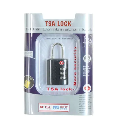 Produktbild von Eurotravel 3-Dial Combination TSA Lock  schwarz