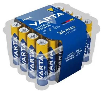 Produktbild von Varta BAT0343 AAA-Batterien (LR03), Longlife Power CVP24, 24 Stück