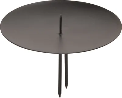 Produktbild von Metall Kerzenhalter Schwarz Ø9cm 4er Set Steckdorn Design, 4 Stück