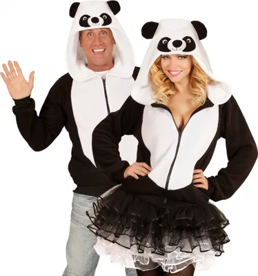 Produktbild von Panda Bär Hoodie als Kostüm Jacke Größe: S/M