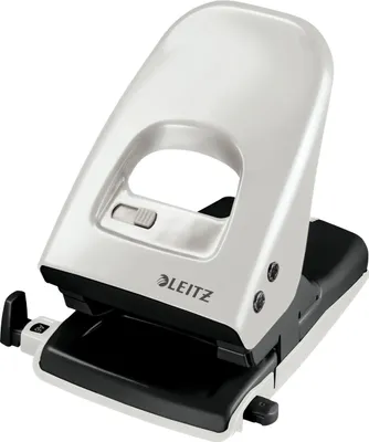 Produktbild von Leitz 51380085, 40 Blätter, Grau, Metall, 8 cm, 5,5 mm, A5