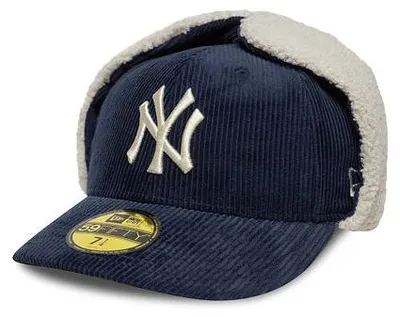 Zdjęcie produktu dla Czapka New Era - MLB Cord Dog-Ear 59FIFTY - NY Yankees - Granatowa / Kremowa