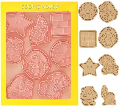 Obrázek produktu pro Formičky na sušenky pro děti, 3D zvířátka, sendviče, pečení, zdobení