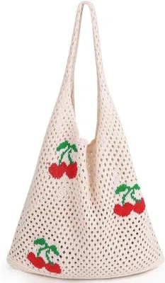Obrázek produktu pro Dámská taška s velkou kapacitou a elegantní kapsičkou na šperky, kabelka ve stylu hippie