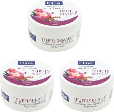 Produktbild von 3x 150 ml Elina Creme Teufelskralle Balsam  Hautcreme
