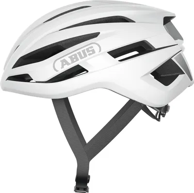 Produktbild von ABUS Rennradhelm StormChaser ACE - leichter Fahrradhelm für Radrennen, Gravelbike-Touren und Cyclocross - für Damen und Herren - Weiß, Größe L (57-61 cm)