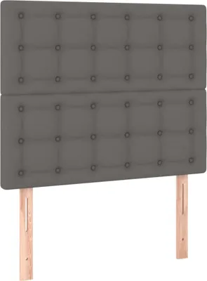 Produktbild von "2026 MODERNE" Kopfteil Grau 90x5x118/128 cm Kunstleder - Kopfteile CC8428880