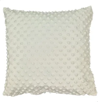 Obrázek produktu pro Povlak na polštář 40x40 na zip Minky smetanový