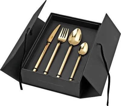 Produktbild von Broste copenhagen Besteckset Titan Gold 16 tlg.
