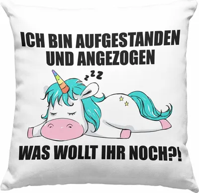 Produktbild von Trendation - Faule Kollegin Geschenk Arbeitskollege Lustige Deko-Kissen mit Füllung 40x40 mit Spruch (Rosa)