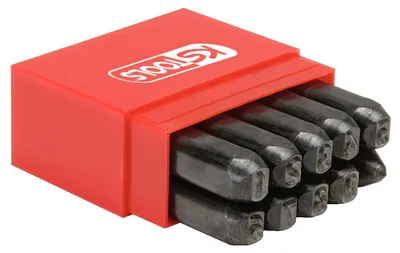 Produktbild von KS Tools 156.0467 Zahlen-Prägestempel Satz 10-tlg Präzisionswerkzeug