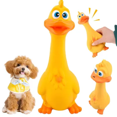 Produktbild von Latex Hühner Hundespielzeug Quietschspielzeug für Hunde