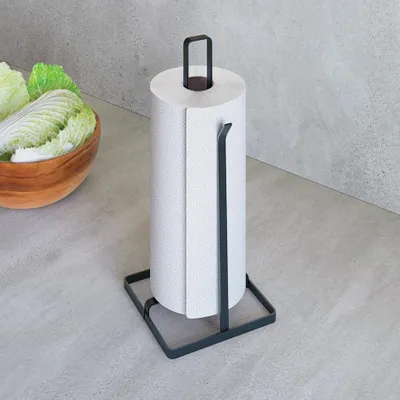 Produktbild von metaltex Küchenrollenhalter Tokyo LAVA matt-schwarz