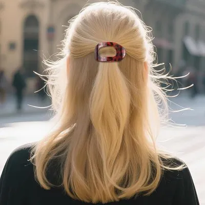 Produktbild von Haarklammern für Damen und Mädchen, 4 Stück, flache rutschfeste Haarspangen in Entenschnabelform für dickes und dünnes Haar