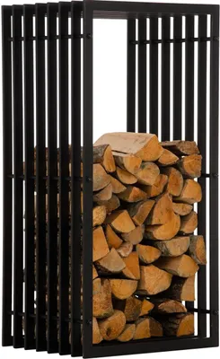 Produktbild von Kaminholzständer Irving 40x50x100 schwarz-matt