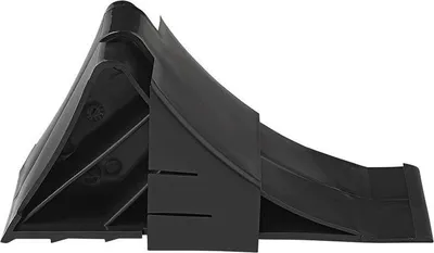 Produktbild von 1 Unterlegkeil Bremskeil Halter für PKW Anhänger o Wohnmobil  inkl. Halter schwarz