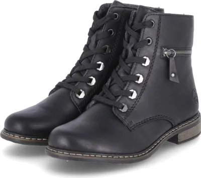 Productafbeelding van Rieker dames veterschoen, zwart