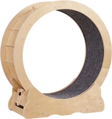 Produktbild von Famanu Katzenlaufband - Aus Holz - Geräuscharm - Für Katzen von 2,7-3,6 kg