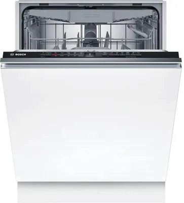 Productafbeelding van Bosch Serie 2 SMV2IVX57E, Volledig integreerbare vaatwasser, Volledige afmeting (60 cm), Wit, Zwart, 1,75 m, 1,65 m