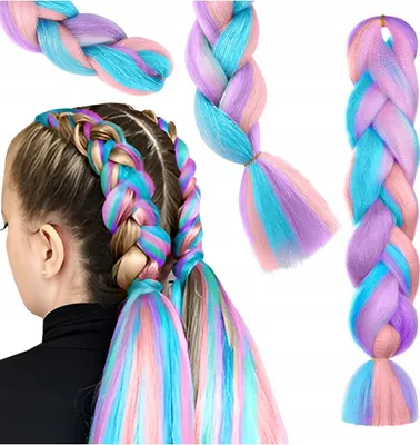 Produktbild von Syntetické Vlasy Na Farebné Vrkoče 120 Cm
