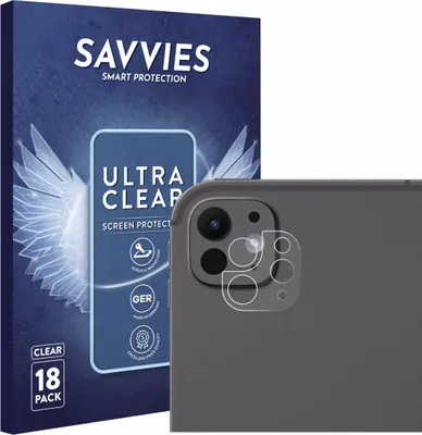 Produktbild von 18x Für Apple iPad Pro 13" 2025 (NUR Kameraschutz) Schutzfolie Savvies Displayschutz Display Schutz Folie Klar Transparent